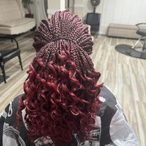 Red-Braided Ponytail part.2